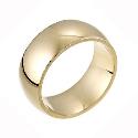 9ct Yellow Gold Super Heavy Weight Court Ring