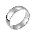 18ct White Gold Extrs Heavy Weight 6mm Wedding Ring