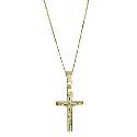 9ct Gold Polished Crucifix Pendant