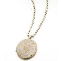 9ct Gold Extra Large Oval Bouquet Locket