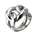 DKNY Organic Steel Ring - Size M1/2