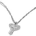 DKNY Key Heart Charm Necklace