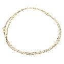 9ct Gold 20" Hollow Curb Chain