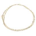 9ct Gold 22" Hollow Curb Chain