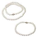 9ctYellow Gold Cultured Freshwater Pearl Jewellery Set