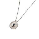 9ct White Gold Cultured Freshwater Pearl Wrap Pendant