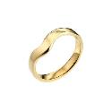 18ct Yellow Gold Shaped Wedding Ring