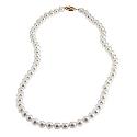 9ct Yellow Gold Certified CFW 5-5.6mm Pearl 18" Necklace