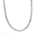 Sterling Silver Men's Light Curb Chain 24"