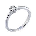 Facets of Love Third Carat Diamond Solitaire Ring