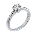 Facets of Love Half Carat Diamond Solitaire Ring