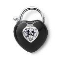 Love Stories Diva Sterling Silver Cubic Zirconia Heart Charm