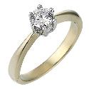 Facets of Love 18ct Gold Three Quarter Carat Diamond Ring