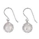 Moonlit Sparkle 9ct Gold Crystal Ball Drop Earrings