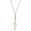 9ct Yellow Gold I Love You Necklace