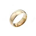 9ct Yellow Gold Super Weight 7mm Court Wedding Ring
