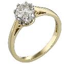 18ct Gold 1 Carat Diamond Solitaire Ring