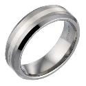 Titanium and Silver Ring
