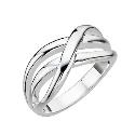 Sterling Silver Weave Ring - Size P