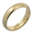 18ct Gold Super Heavy Weight 4mm Wedding Ring