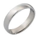 18ct White Gold  Extra Heavy Weight Wedding 4mm Ring