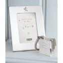 Mamas & Papas Silver Keyring & Photo Frame Set 