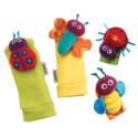 Lamaze Gardenbug Foot Finder and Wrist Rattle Set