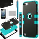 Teal and black otterbox case 