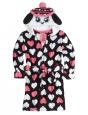 Dog Heart Fleece Robe