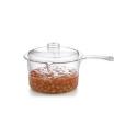Small Stain-Proof Microwave Lidded Saucepan