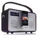 View Quest Retro DAB and iPhone Radio (Purple)