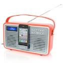 View Quest Retro DAB and iPhone Radio (Red)