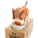 Hungry Hound Coin Bank (Brown)