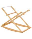 Wooden Folding Rocking Moses Basket Stand