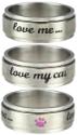 "Love Me, Love My Cat" Spinning Steel Ring