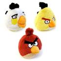 Angry Birds Mini Plush with Sound (3 Piece - Red, Yellow, White)