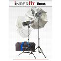 Interfit INT175 Venus 300 Watt Twin Umbrella Kit