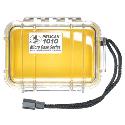 Peli 1010 Microcase Clear with Yellow Liner