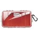 Peli 1060 Microcase Clear with Red Liner