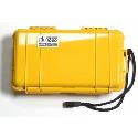 Peli 1060 Microcase Yellow with Black Liner