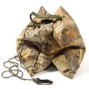 Wildlife Watching Small Double Bean Bag with Filled Liner and Cord
