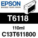Epson T6118 Matt Black 110ml Ink Cartridge