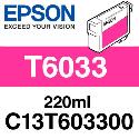 Epson T6033 Vivid Magenta 220ml Ink Cartridge