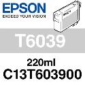 Epson T6039 Light Light Black 220ml Ink Cartridge