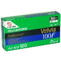Fuji Velvia 100F 120 pack of 5