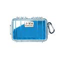 Peli 1050 Microcase Clear with Blue Liner