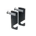 Manfrotto MN059B/P Single Hook with Hex Spigot - 1 Pair