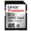 Lexar 8GB 60X Premium Secure Digital HC Card