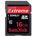 SanDisk 16GB Extreme III 30MB/Sec SDHC Card