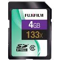Fuji 4GB SDHC Card 133x Speed Class 6